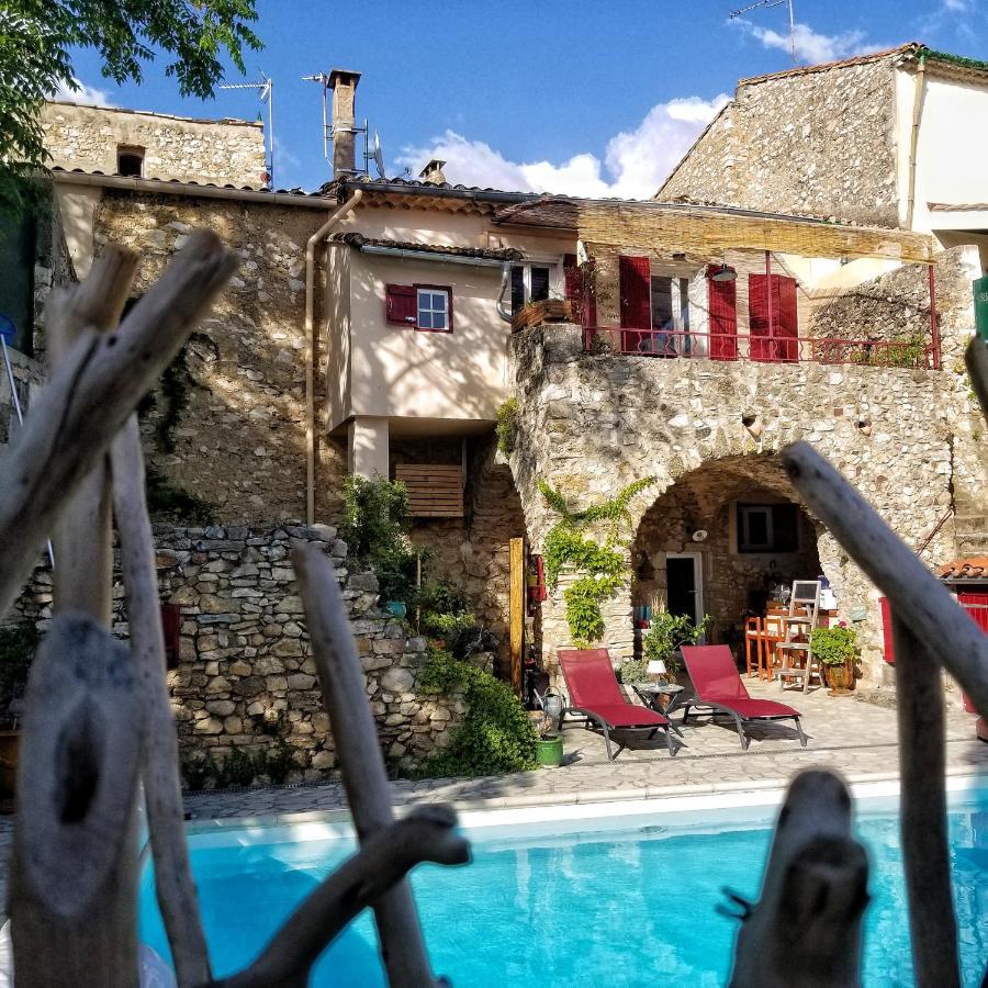 La Dolce Vita - Studio Dans Propriete Avec Piscine Montpeyroux  المظهر الخارجي الصورة